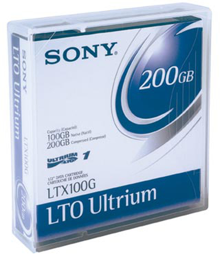 Cartouche de sauvegarde Sony LTX-100 Go LTO Ultrium 1 100 Go/200 Go