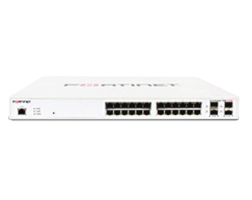 FortiSwitch Fortinet 124E-FPOE 24 GE RJ45 4SFP/24 port PoE